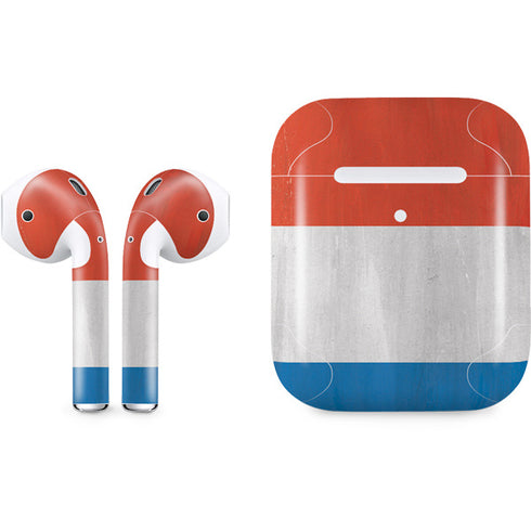 Netherlands Flag Distressed Apple AirPods 2 Skin